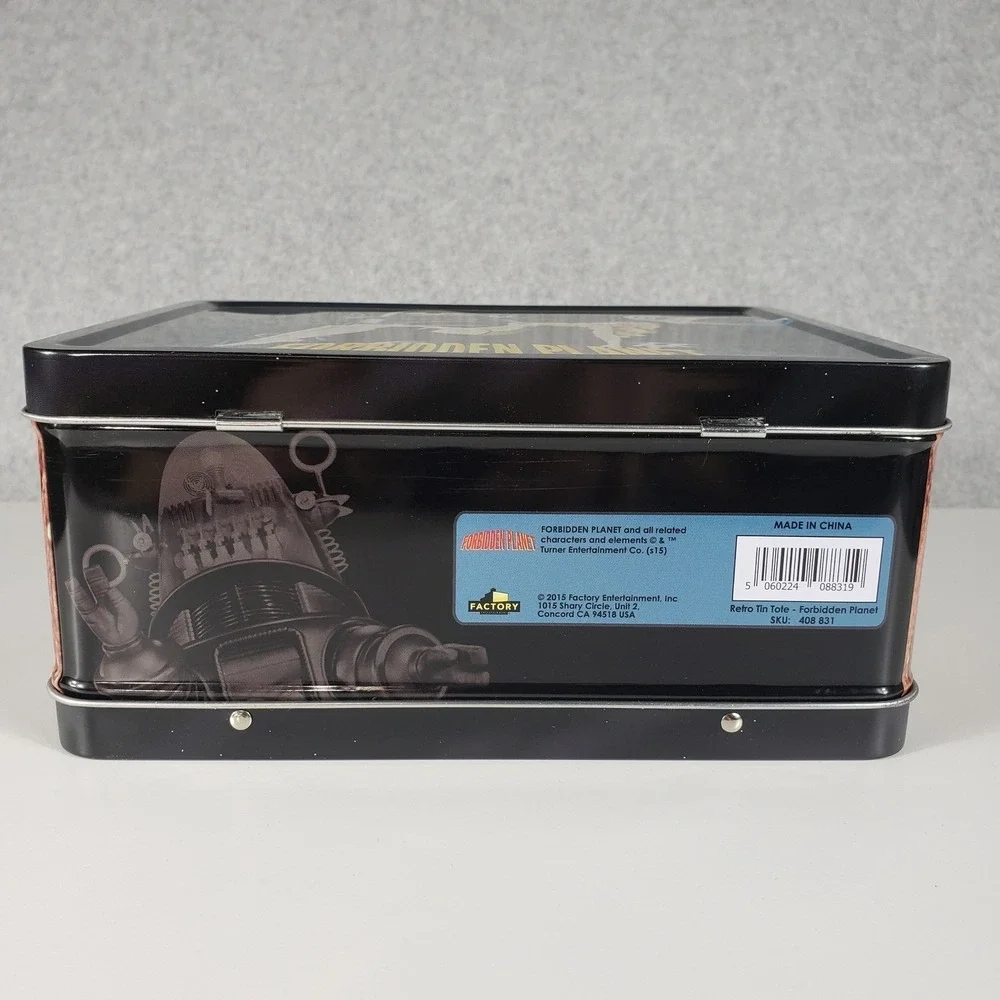 Forbidden Planet Vintage Tin Lunch Box‎ Sci-Fi Movie Memorabilia Robby the Robot
